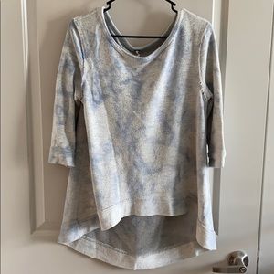Free people open back sweater